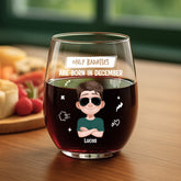6997IUS2 personalized stemless wine glasses funny birthday gifts for him her 6997IKQ5A