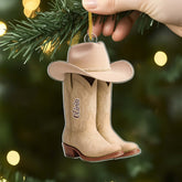 7002OUS2 acrylic cowboy boots ornament_ personalized gifts for horse lovers 7002O6L5U