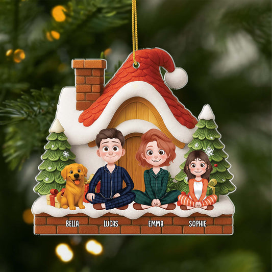 7029OUS1 acrylic family ornament with dog cat personalized christmas gift_ 7029OTY5I