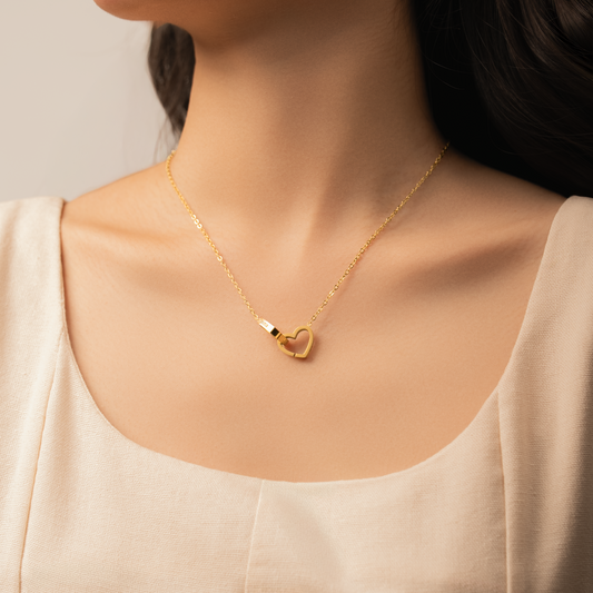 7039JUS2 interlocking heart necklace_ personalized gifts for her him 7039J0V5A
