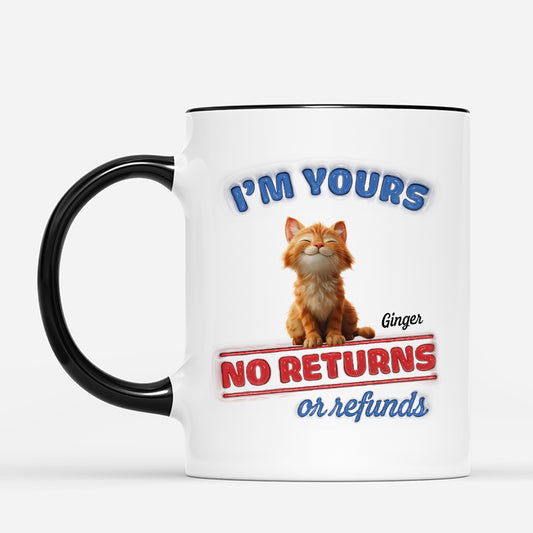 7045MUS1 3d printing effect im yours no returns mug custom christmas gifts for cat lovers 7045MTLAD_2