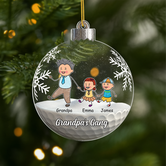 7059OUS1 3d printing effect custom acrylic ornaments christmas gifts for grandma grandpa 7059O8T5B