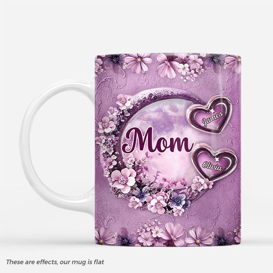 7097MUS1 3d printing effect personalized mugs with names gifts for mom grandma 7097M3TTA
