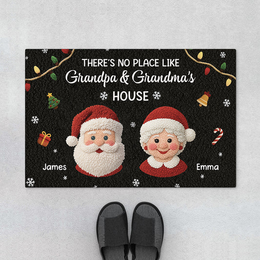 7099DUS1 3d printing effect personalized christmas doormat gifts for grandma and grandpa 7099D3LZI_1