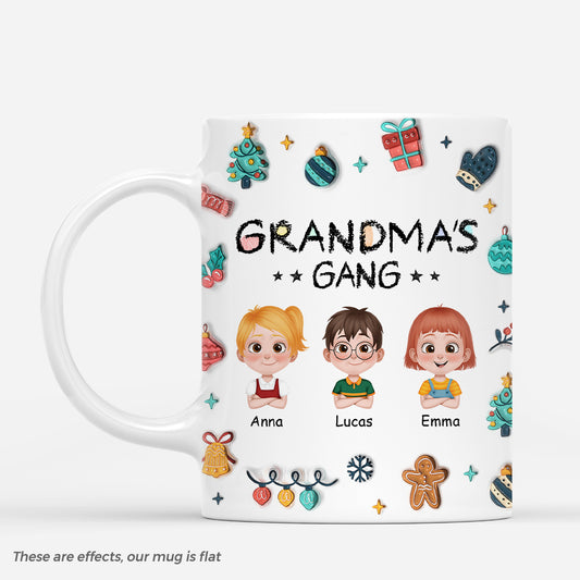 7107MUS1 3d printing effect christmas mugs with names custom gifts for for mom dad 7107MKTWA