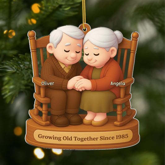 7140OUS1 3d printing effect acrylic growing old together ornament custom couples xmas gift 7140OTPNG