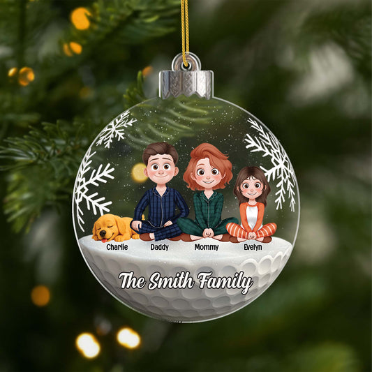7157OUS1 3d printing effect acrylic last name ornaments custom family christmas gifts 7157OTQ5I
