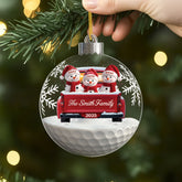 7159OUS2 3d printing effect acrylic snowman family ornament custom christmas gifts 7159OTV5I