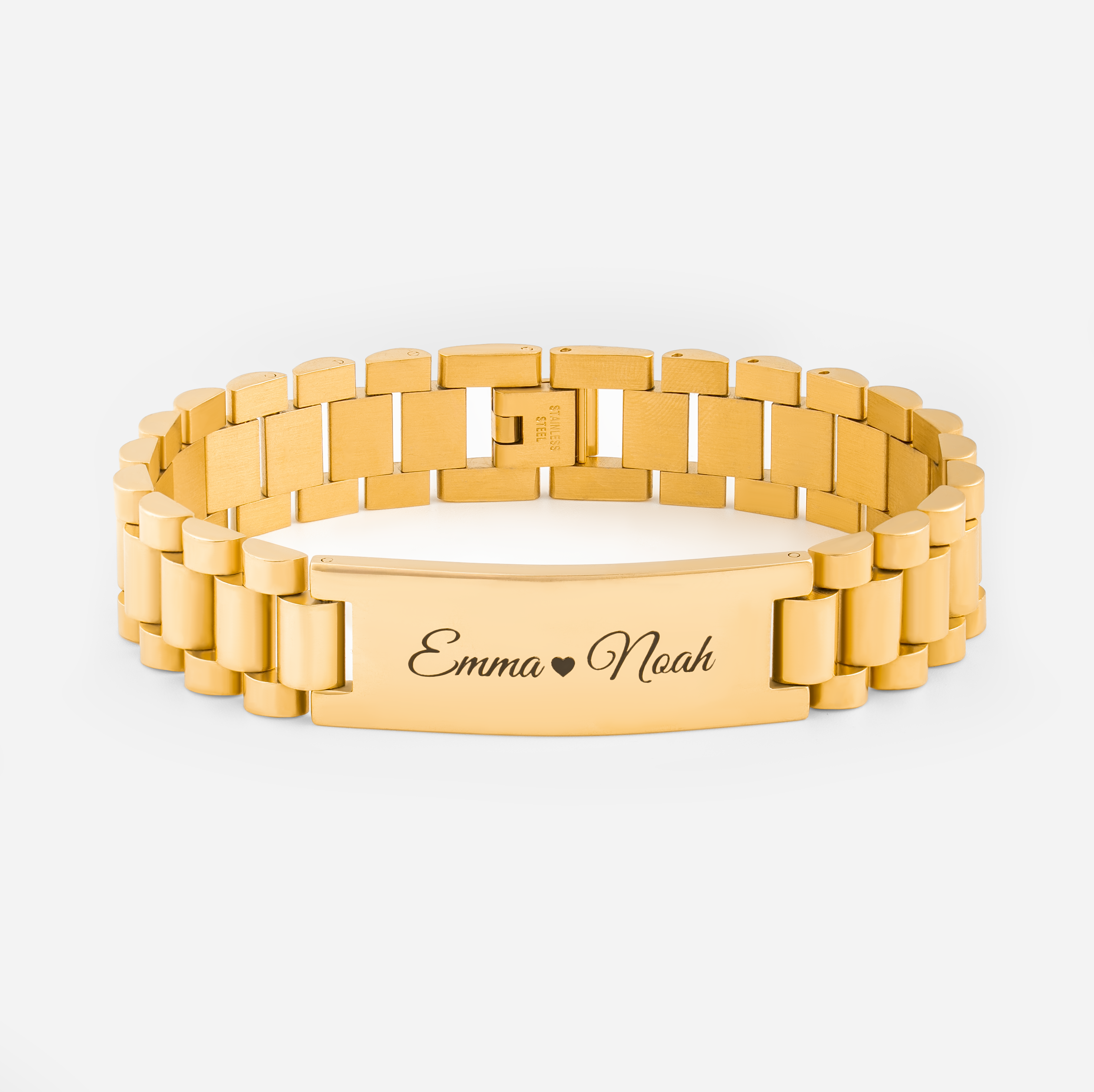 7162JUS1 stainless steel watch link bracelet personalized gifts for men 7162J0T5B