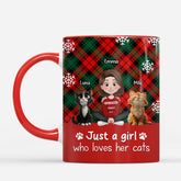 7170MUS2 custom cat and owner mug_ christmas gifts for cat lovers 7170MKPCD