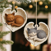 7173OUS2 3d printing effect 1 layered wooden cat with angel wings ornament_ custom memorial gifts 7173O3ZZD