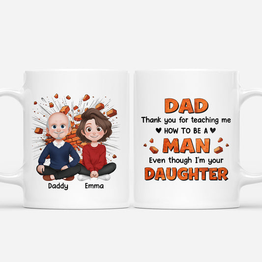 7200MUS1 personalized dad mug funny gifts for dad from daughter 7200M6FMA