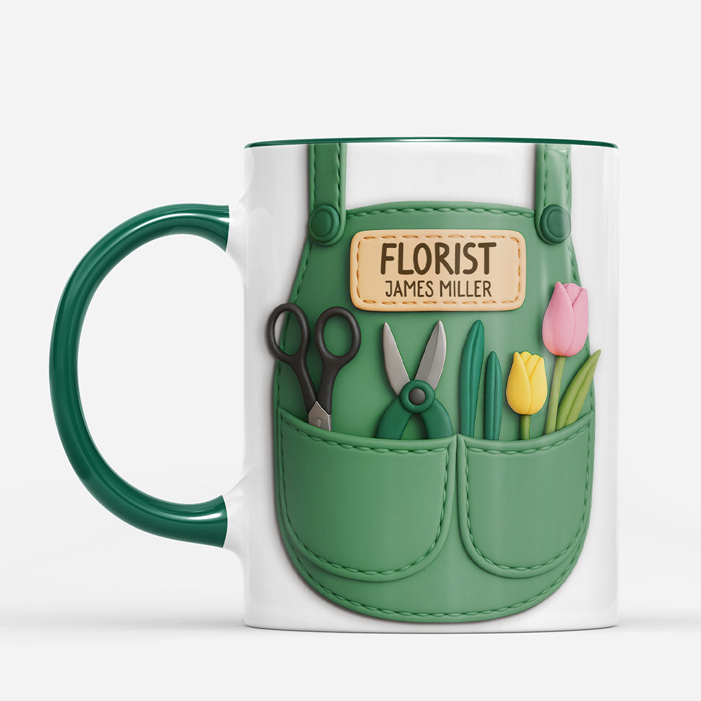 7203MUS2 3d printing effect personalized florist mugs gifts for florists 7203M6QNA