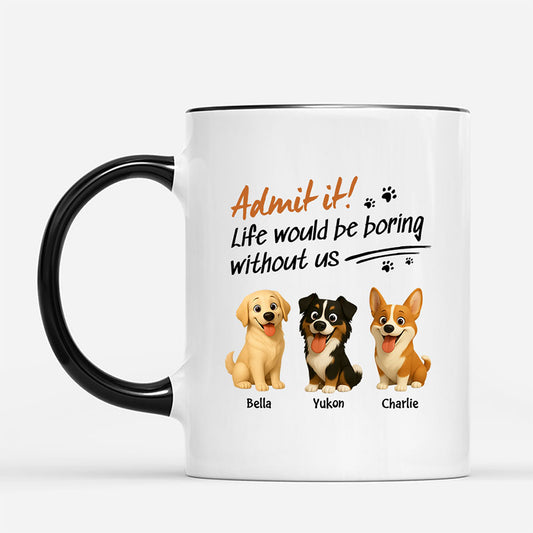 7207MUS2 custom mug with dogs_ funny gifts for dog lovers 7207M6V5C