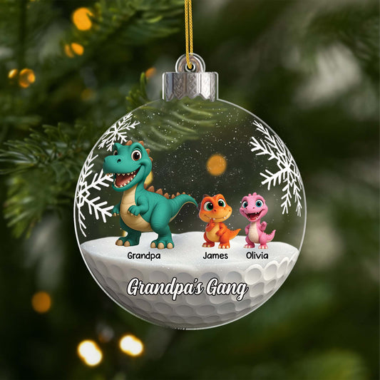 7214OUS1 dinosaur christmas ornaments acrylic custom gifts for grandma grandpa 7214O6L5B