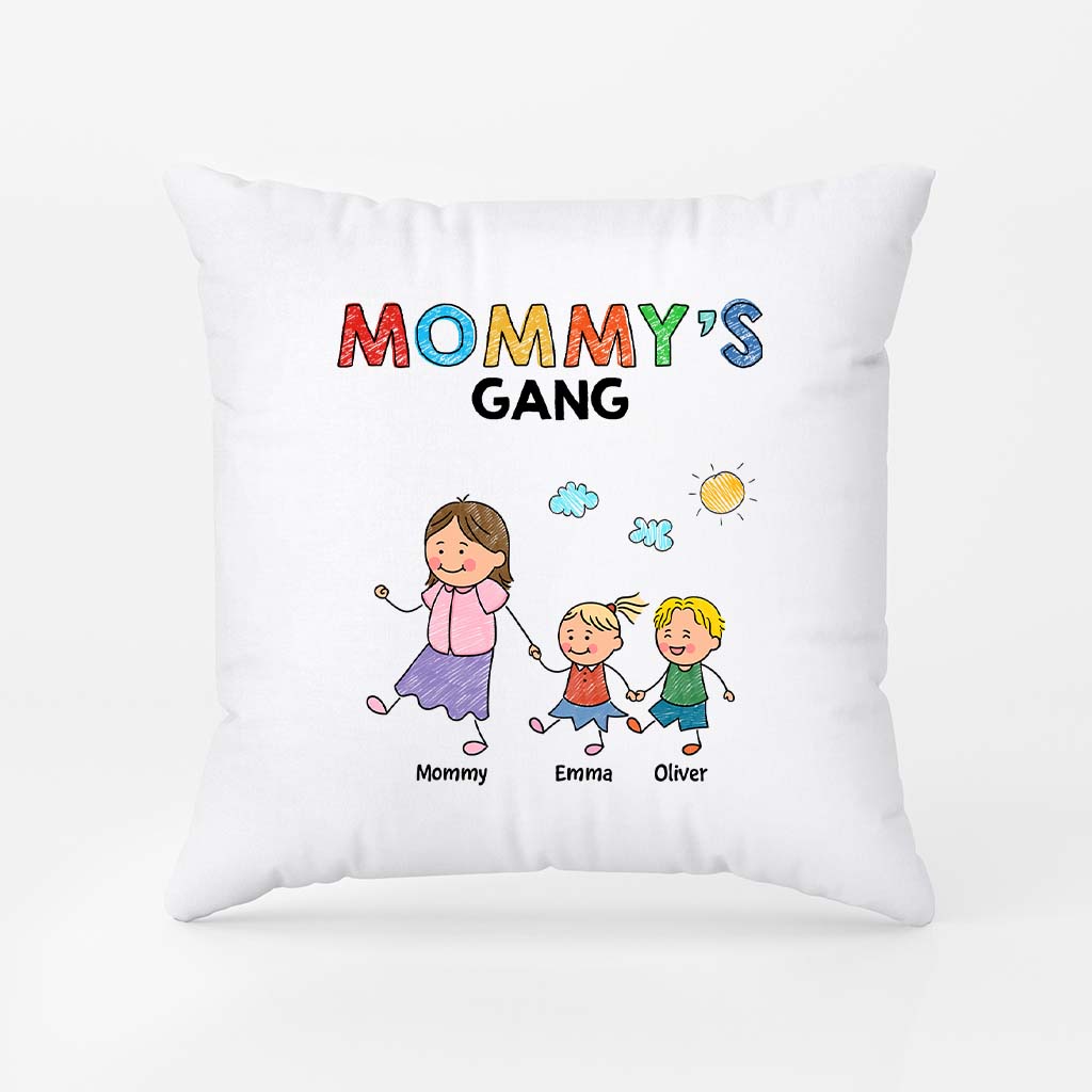 7217PUS2 mom pillow with kids names personalized gifts for mom and dad 7217ptlaa