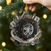 7230OUS2 3d printing effect acrylic mechanic ornament_ personalized christmas gift 7230OKVCB