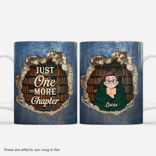 7237MUS1 3d printing effect just one more chapter mug custom gifts for a book reader 7237MKVMB