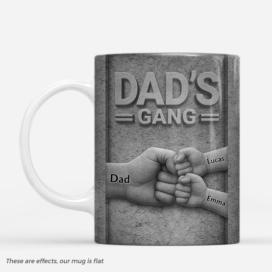 7244MUS1 3d printing effect fist bump mug custom gifts for dad grandpa 7244M3QMB
