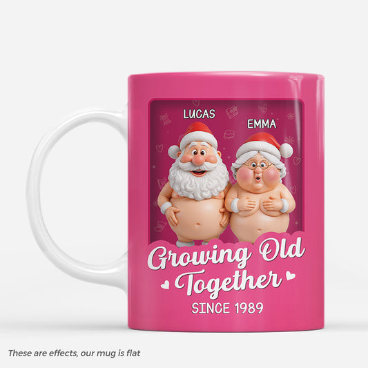 7249MUS1 3d printing effect santa christmas mugs personalized gifts for couples 7249M3LCG_1