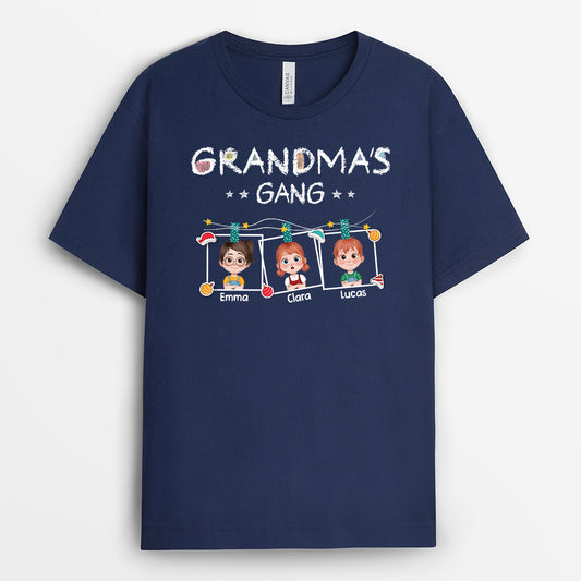 7255AUS2 grandpa shirts with grandkids names custom xmas gifts for grandparents 7255A