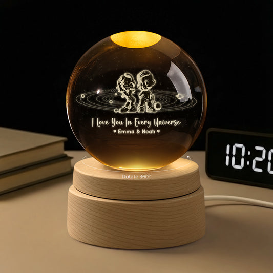 7276LUS1 3d crystal ball lamp i love you in every universe custom couple gifts 7276L5P5G