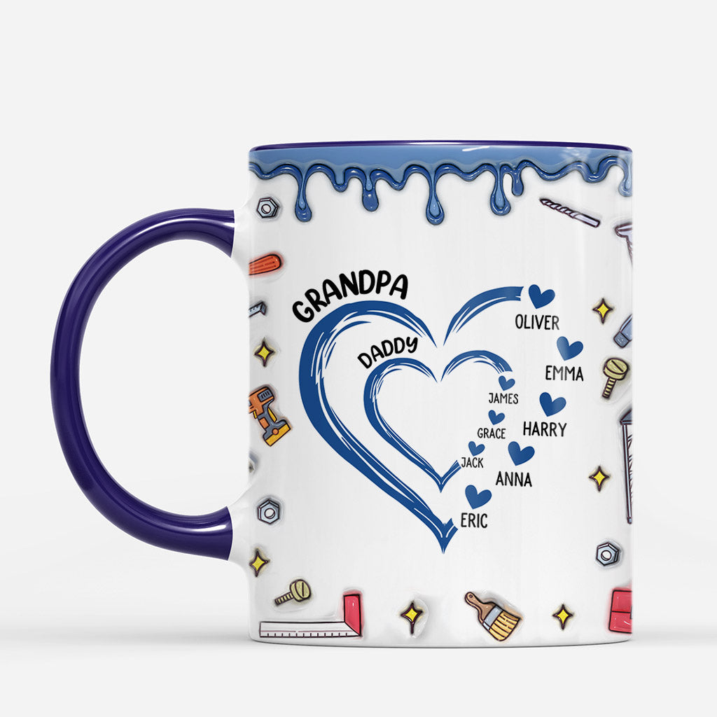 7282MUS2 3d printing effect personalized christmas mugs with names grandparent gifts 7282MKH5A