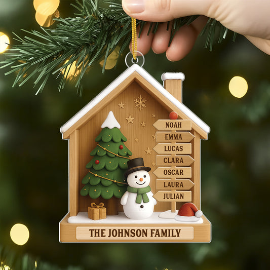 7287OUS2 3d printing effect acrylic house ornaments_ custom family christmas gifts 7287OTHMI