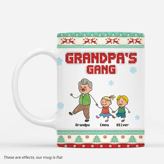 7306MUS1 3d printing effect personalized christmas coffee mugs gifts for grandma grandpa 7306M6PAB