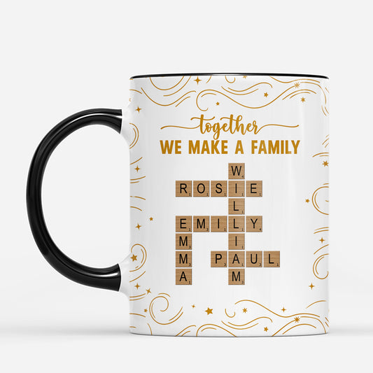 7312MUS2 crossword puzzle art mug personalized gifts for family 7312M3TMI