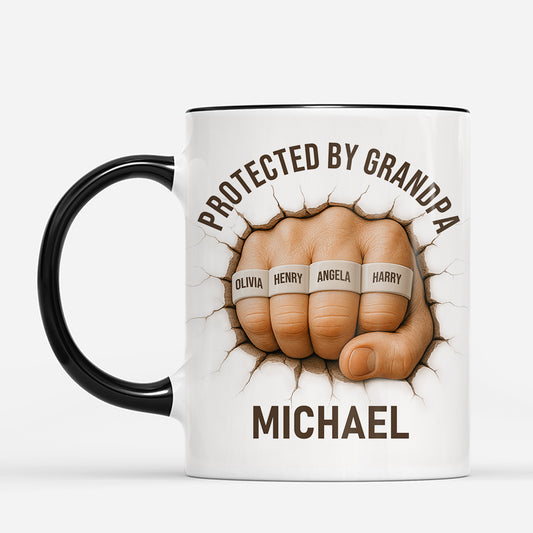 7318MUS2 3d printing effect protected by dad mug custom gifts for dad grandpa 7318M8TNB
