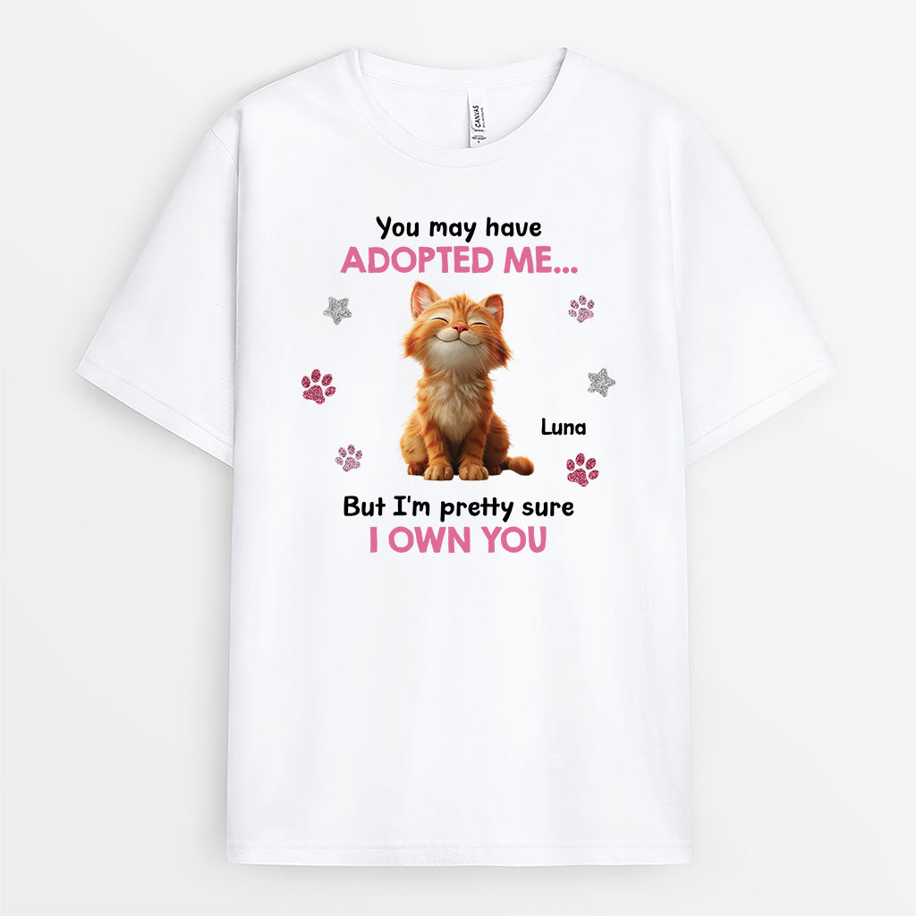 7342AUS1 im pretty sure i own you shirt_ personalized cat shirts for humans 7342a8vad