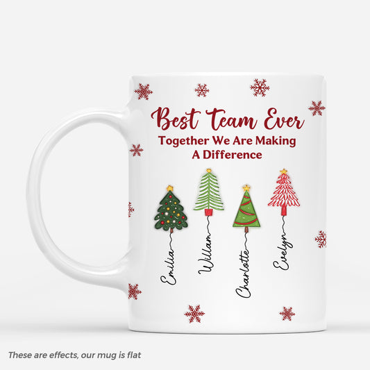 7358MUS1 3d printing effect best team ever mugs custom christmas gifts for coworkers 7358MKQNO