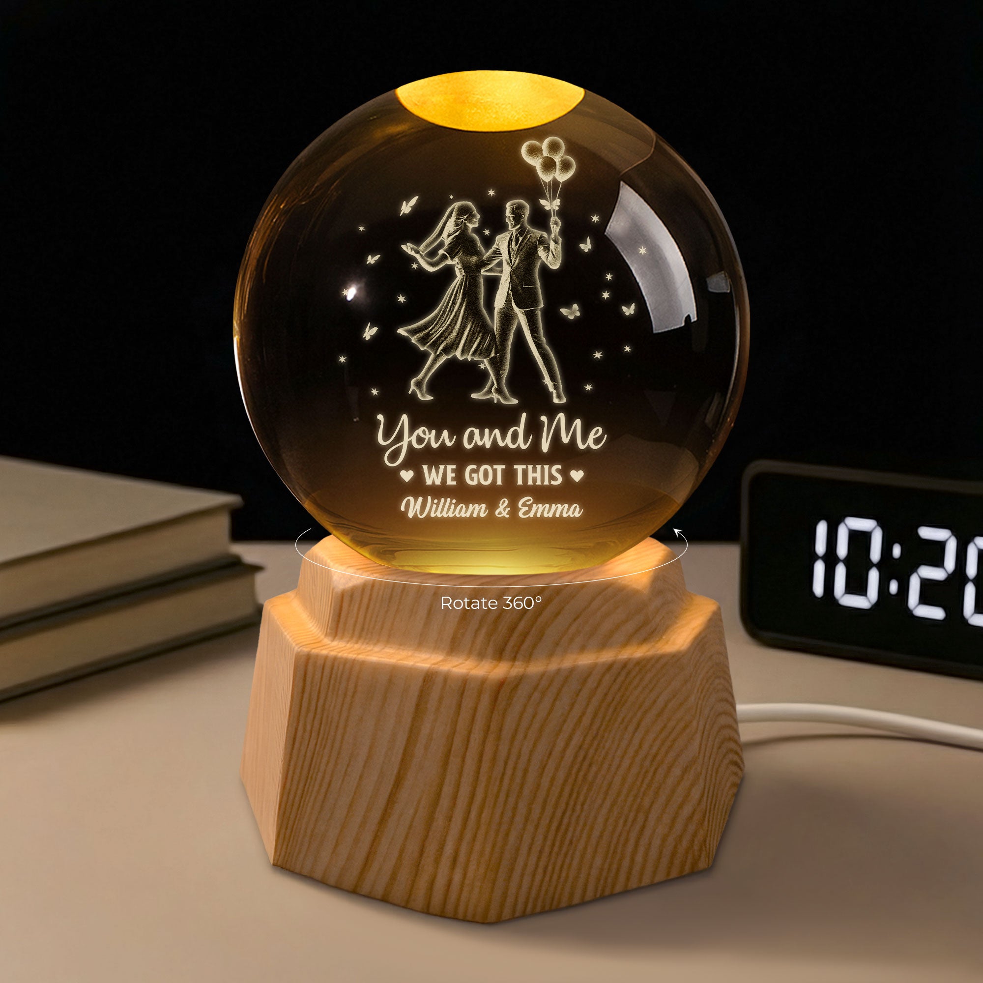 7371LUS1 you and me we got this 3d crystal ball lamp custom couple gifts 7371L6VAG