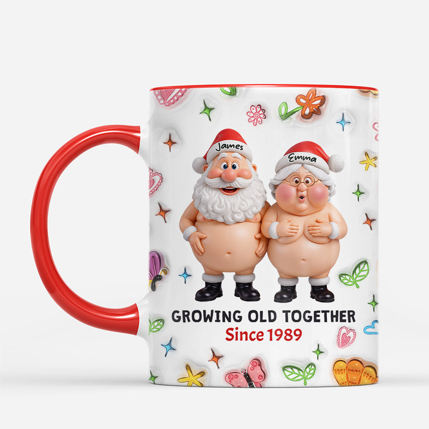 7373MUS2 3d printing effect santa and mrs claus mugs custom christmas gifts for couples_ 7373M3V5G