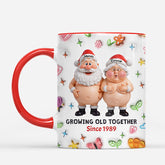 7373MUS2 3d printing effect santa and mrs claus mugs custom christmas gifts for couples_ 7373M3V5G