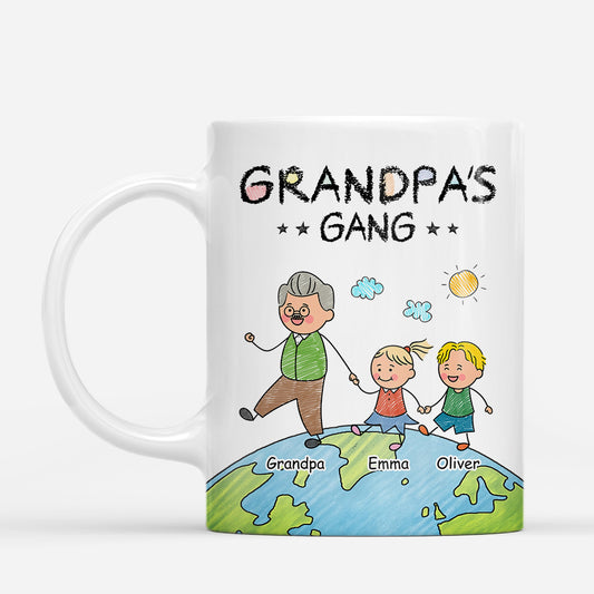 7403MUS1 grandpa gang mug custom gifts for grandpa grandma 7403M6PMB