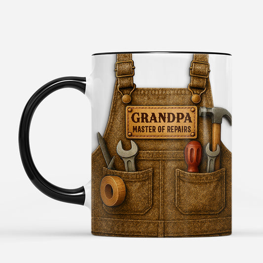7432MUS2 3d printing effect master of repairs mug personalized gifts for dad grandpa 7432MTLWB