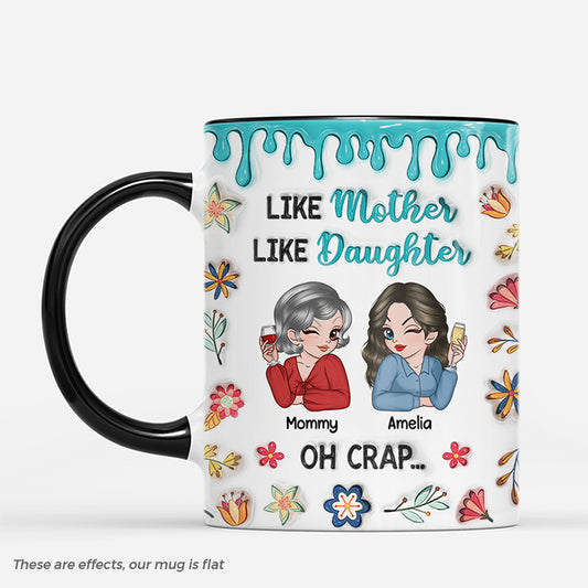 7439MUS2 3d printing effect like mother like daughter mug custom mom gifts 7439M3TTA