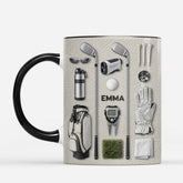 7443MUS2 3d printing effect personalized golf mug gifts for golfers 7443M3VZB