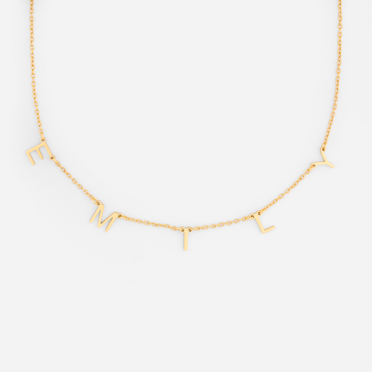 7461JUS1 letter name necklace personalized gifts for him her 7461J0Y5A