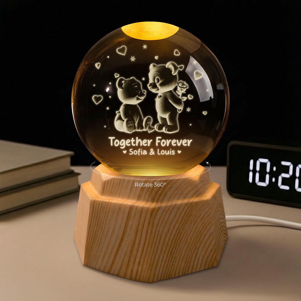 7471LUS2 bear 3d crystal ball lamp personalized gifts for couples 7471L3PCG_ea093286 190b 4b95 bdd0 37768c0dd3ce