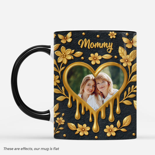 7490MUS3 3d printing effect photo coffee mugs custom gifts for mom grandma 7490M