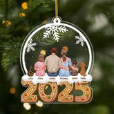 7500OUS1 3d printing effect acrylic family ornament personalized gifts for christmas 7500OTT5I