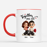 7507MUS2 personalized together since mug anniversary gifts for couples 7507MKL5G_35cd822a 4b2a 4327 962b 8dbf564956aa