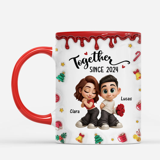 7511MUS2 3d printing effect together since mug custom anniversary gifts for couples 7511MKL5G