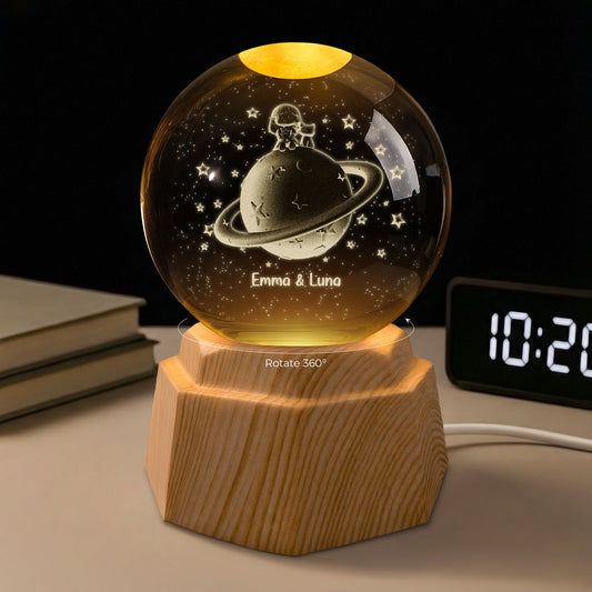 7521LUS1 moon 3d crystal ball lamp personalized gifts for pet lovers 7521L8PAC