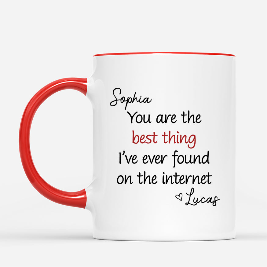 7538MUS2 personalized couple mug youre the best thing ive found on the internet_ 7538MCQCG_cfdc4fc7 c602 4dcc 9cee ae65442a71bd