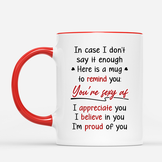 7606MUS2 in case i dont say it enough mug custom gifts for couples 7606M