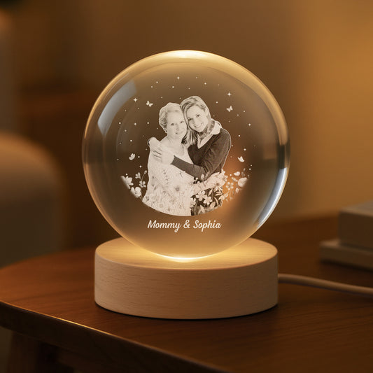7620LUS2 photo crystal ball lamp custom gifts for grandma mom 7620L8QZA